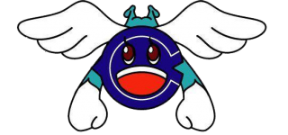 トチキョくん（飛ぶ）