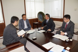 議長への教育予算要望