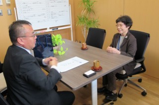 那珂川町教育長との懇談